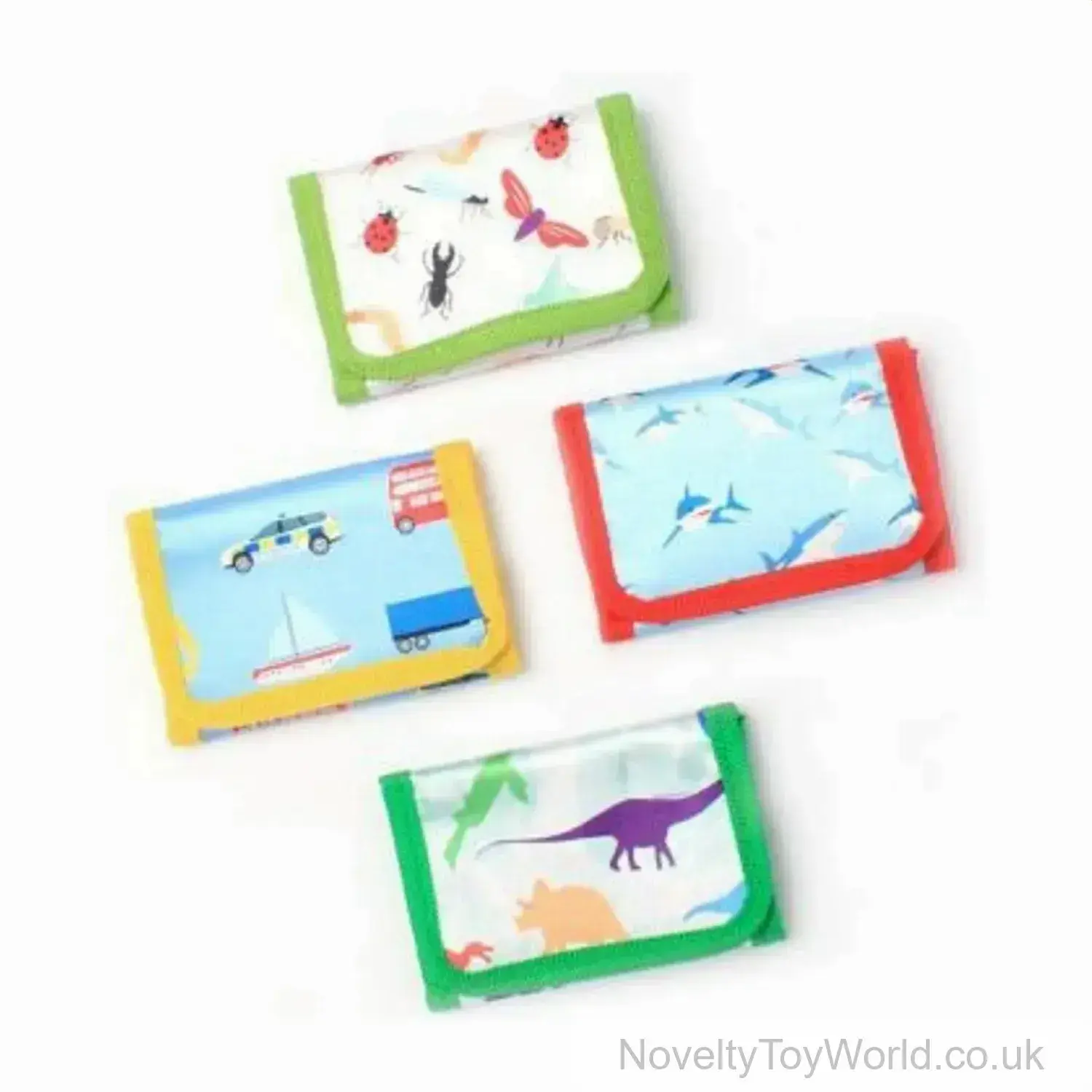 Bright Colour Fun Wallets for Children (11cm)