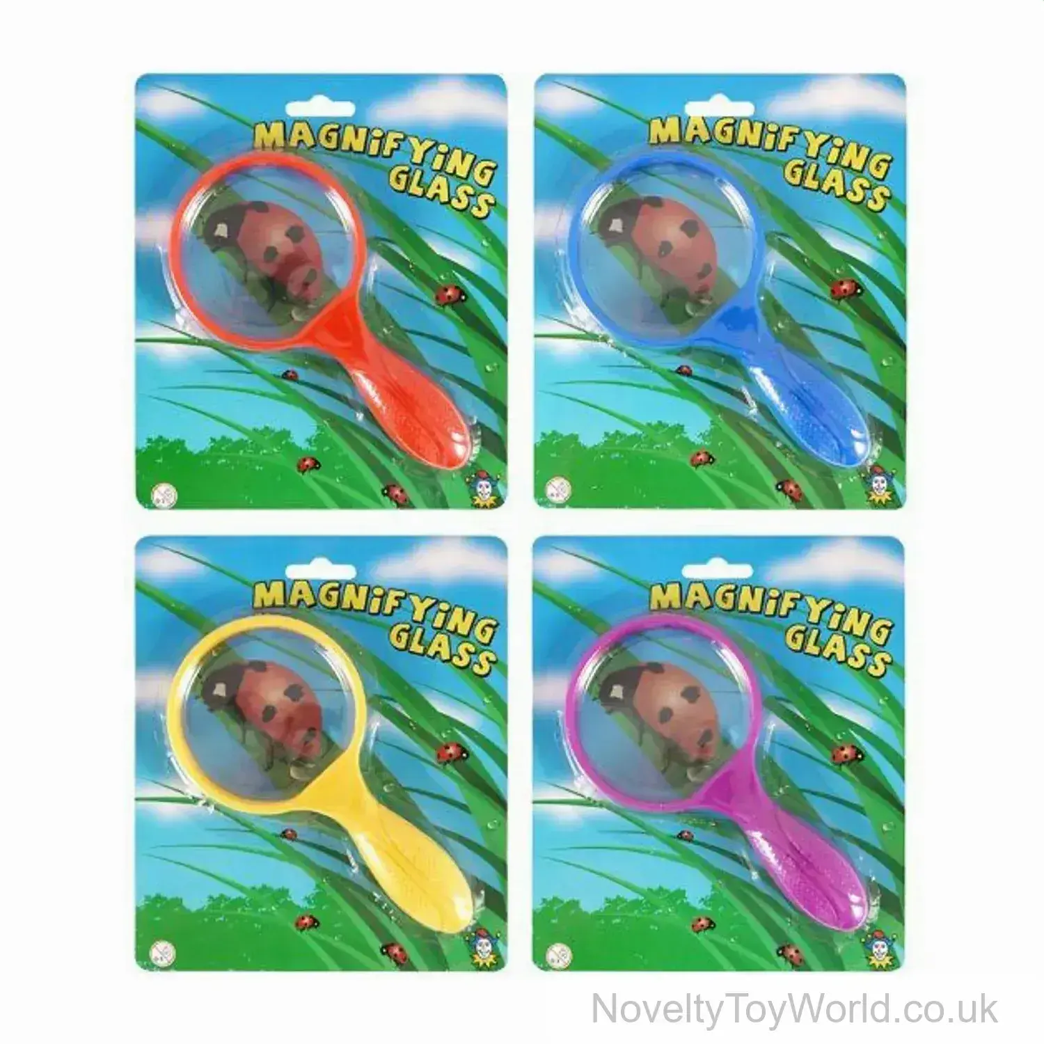 Children's Coloured Magnifying Glass (15cm)