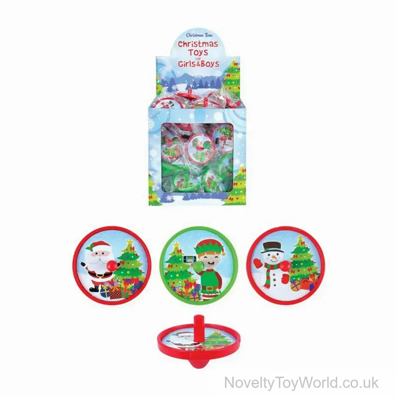 Christmas Spinning Top (4cm)