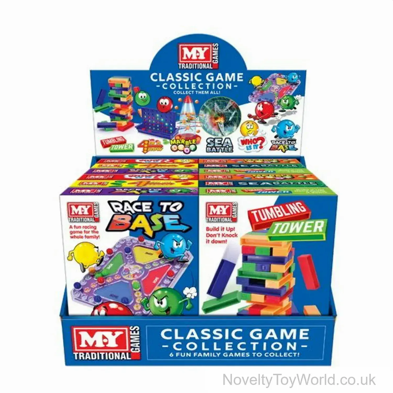 Classic Family Games Boxed - 6 Assorted