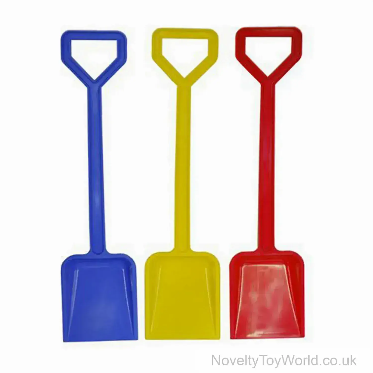 Colourful Beach Spades - Plastic (45cm)
