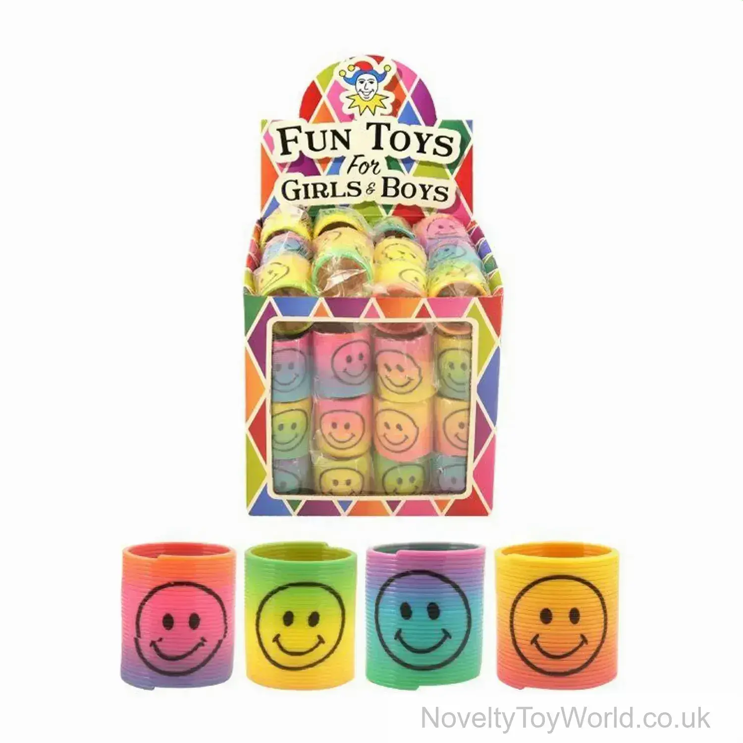 Colourful Slinky Coil Spring Toys (3.5cm)