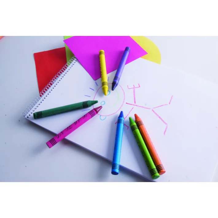 12pcs Crayon Set for Kids: Bright Colors and Easy-Grip Design for Hours of Coloring Fun