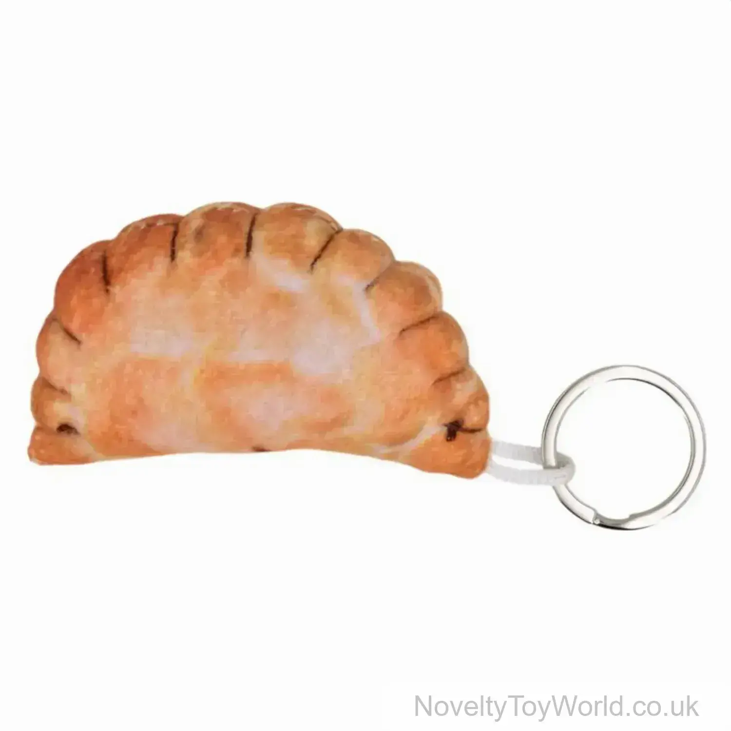 Cornish Pasty Plush Keyring (7cm)
