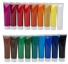 18 pc Set of Acrylic Non-Toxic Paint for Kids