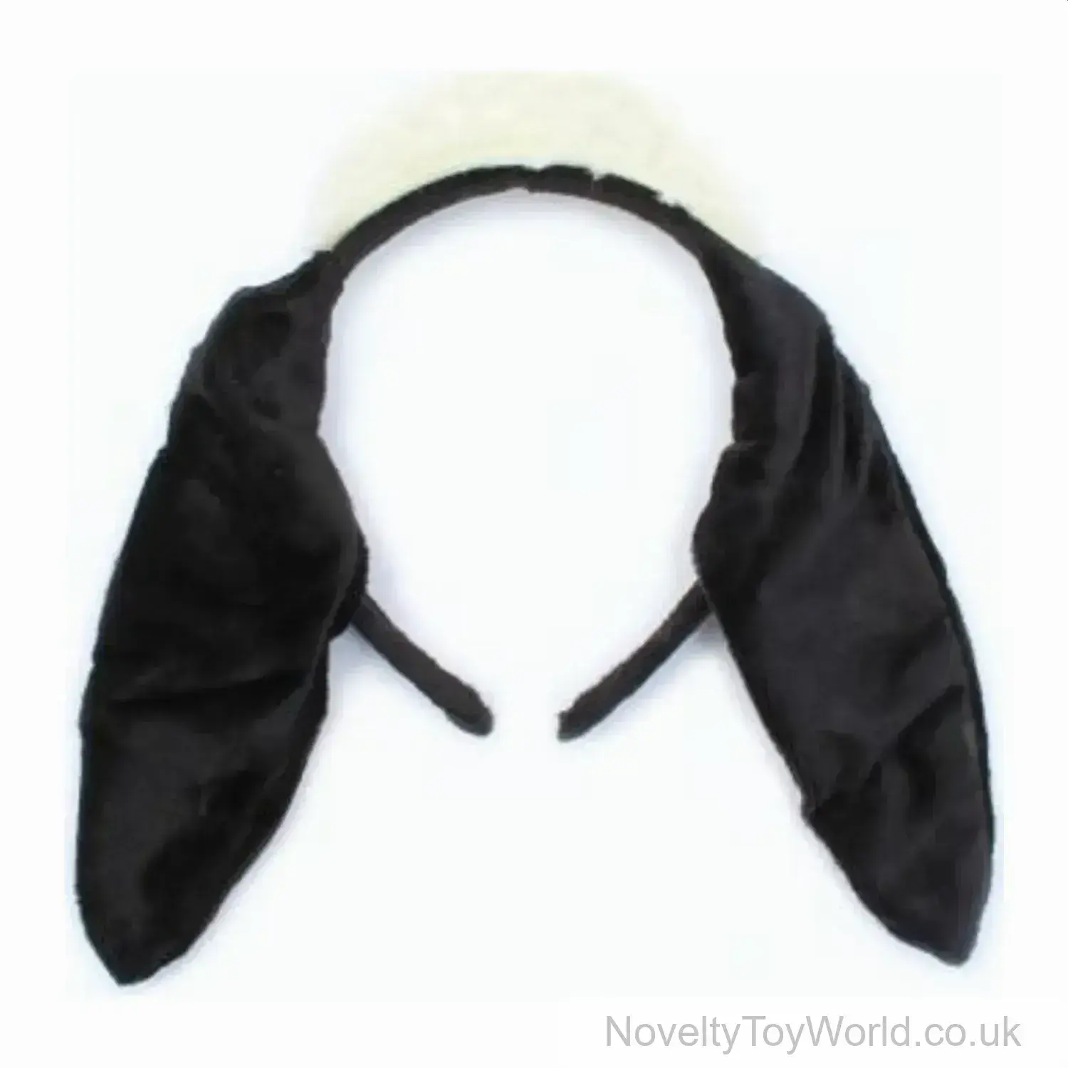 Cream & Black Sheep Ears Fancy Dress Headband