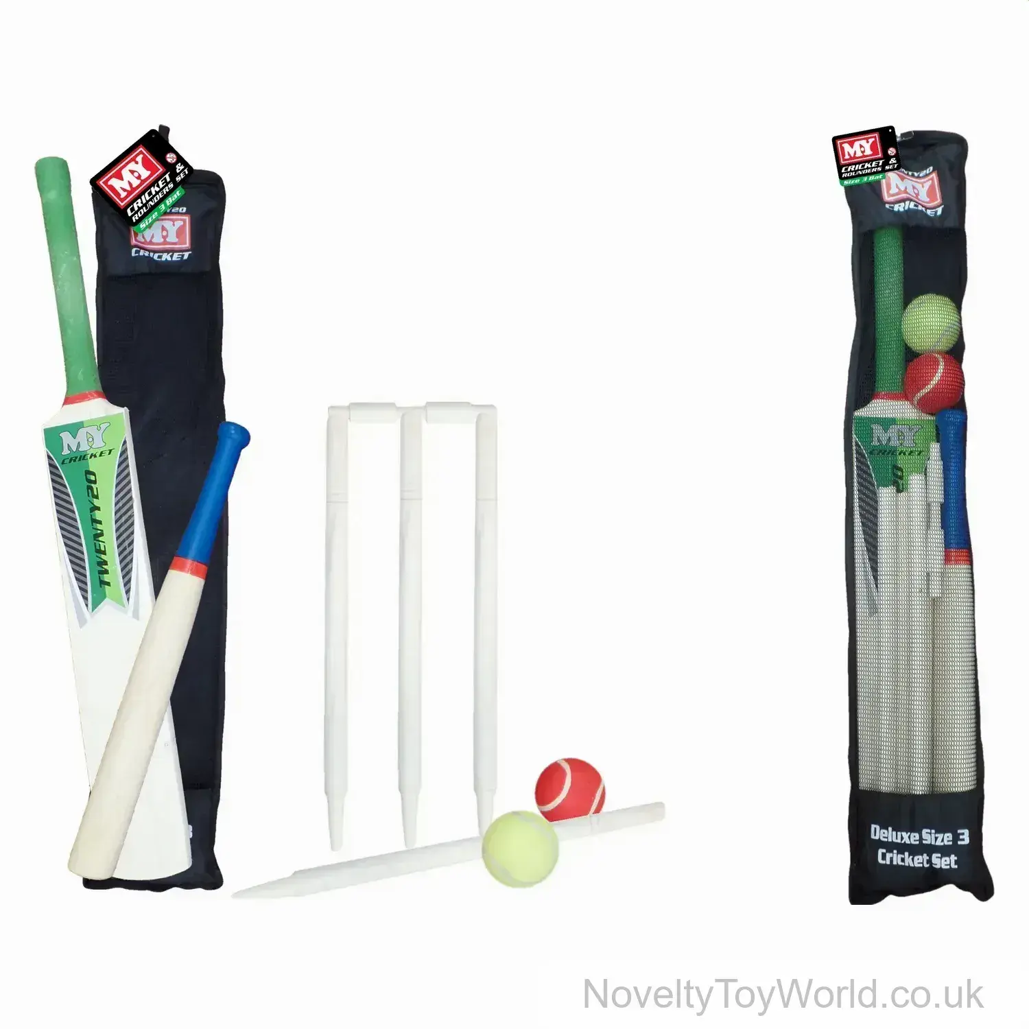 Cricket and Rounders Double Set - Size 3