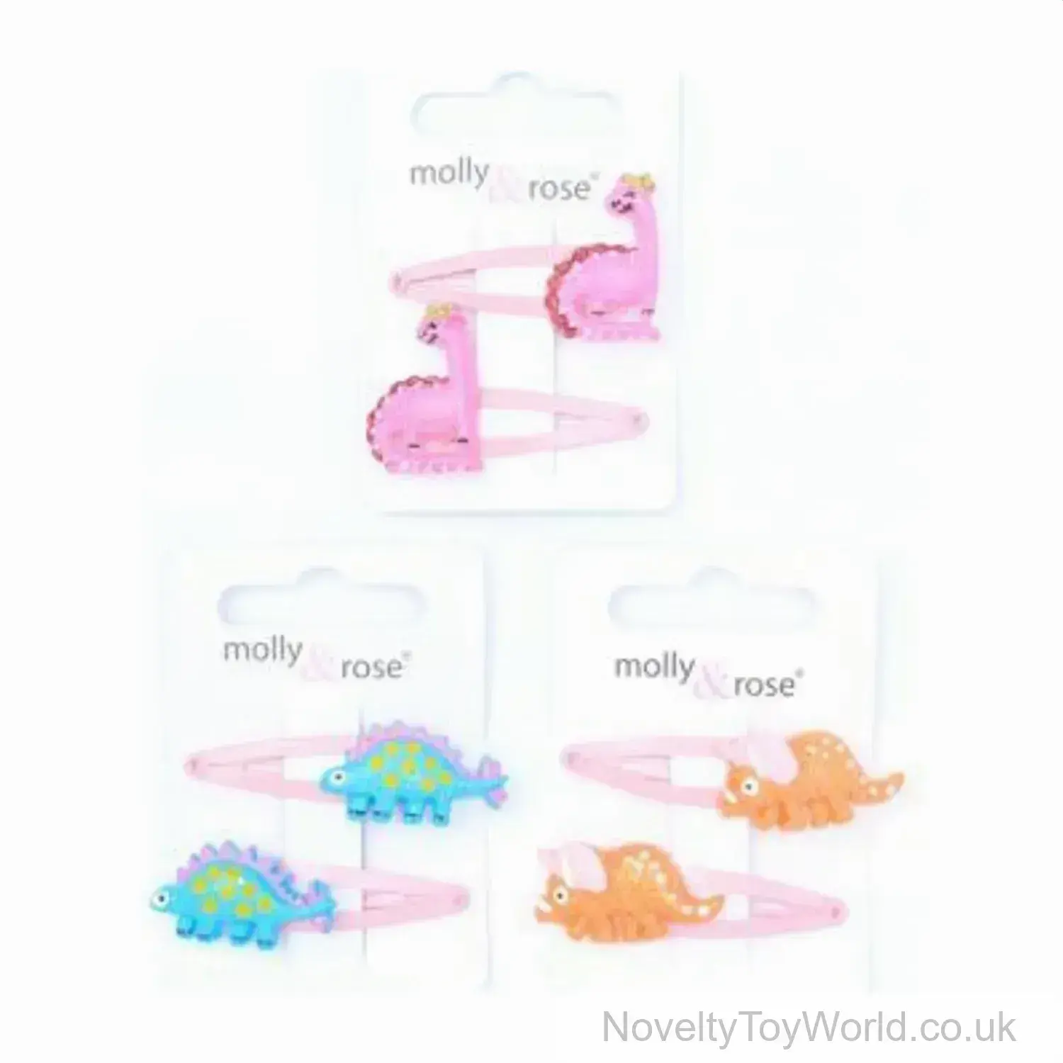 Dinosaur Hair Clip Sleepies - Pack of 2 (4cm)