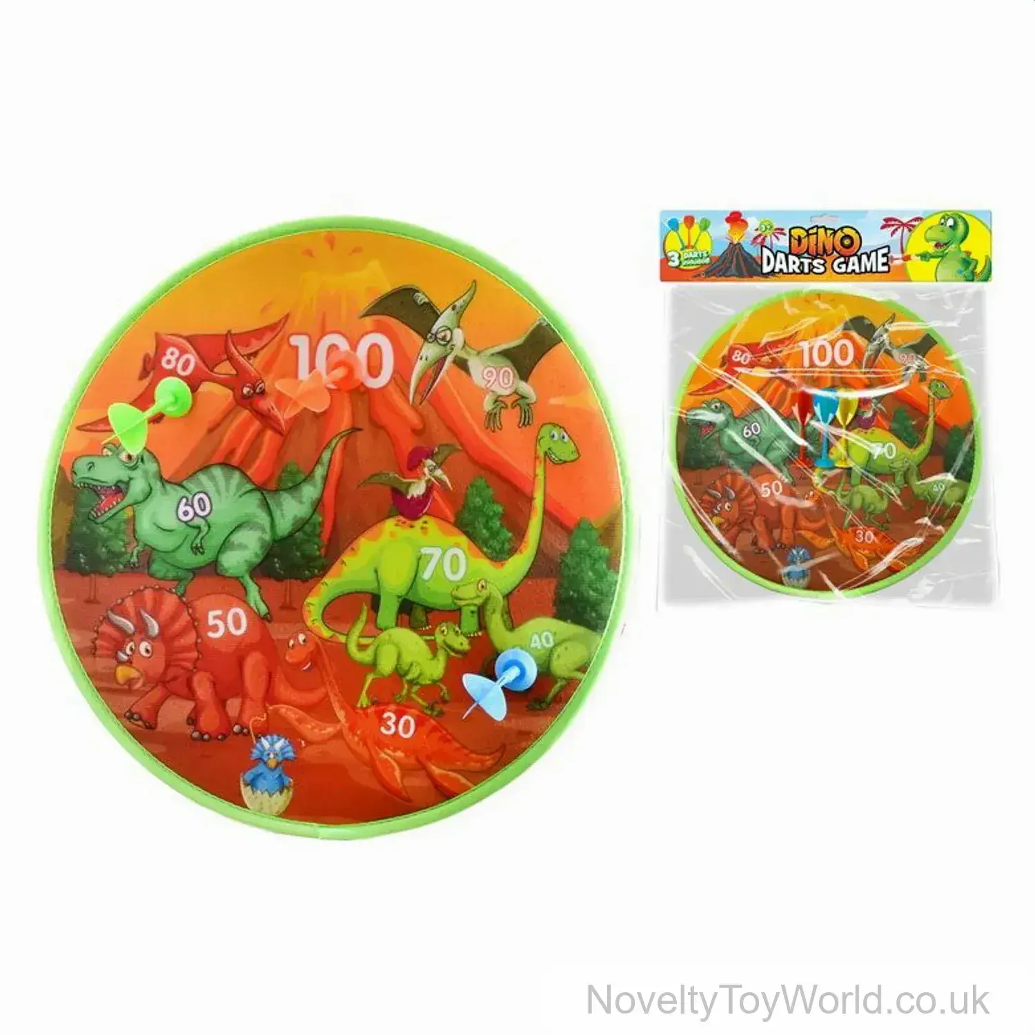Dinosaur Velcro Darts Game (40cm)