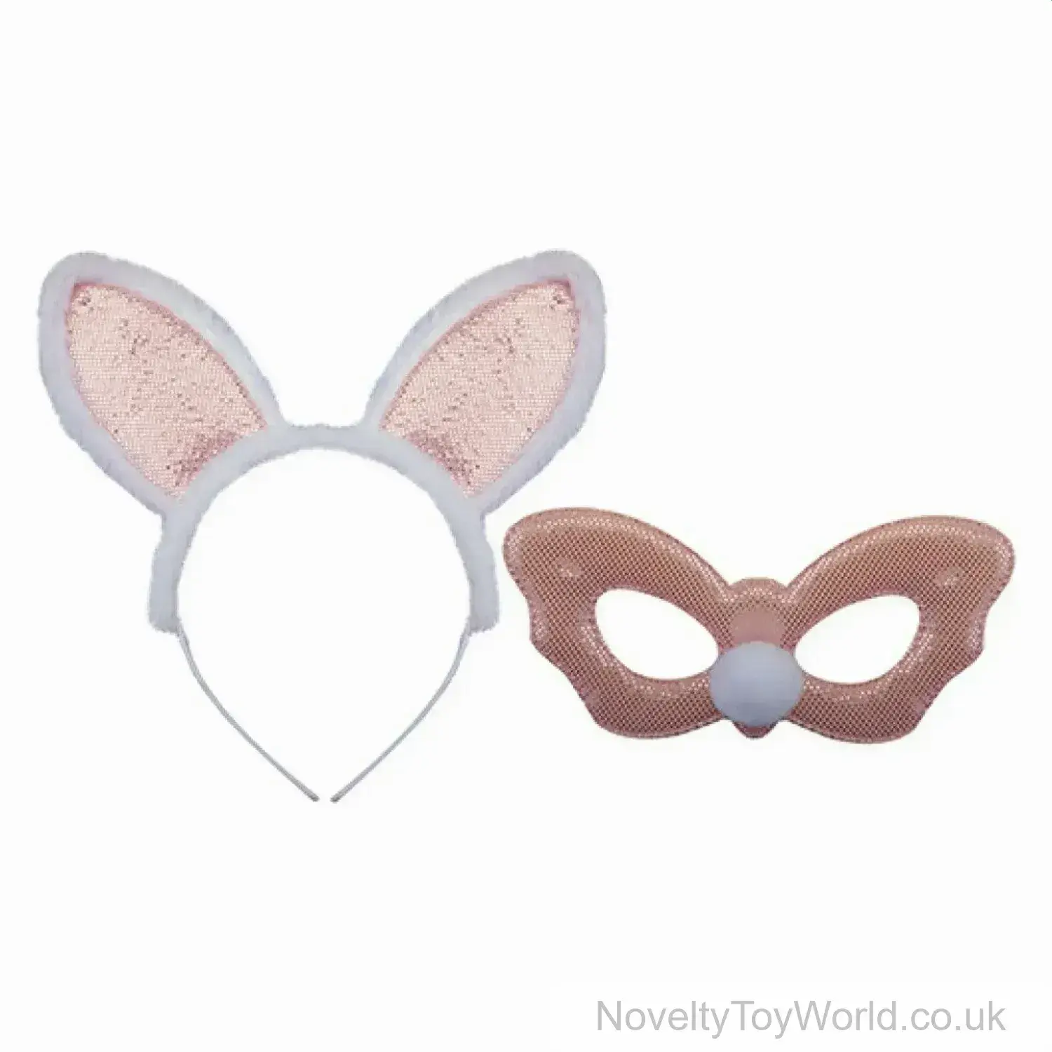 Easter Bunny Ears & Mask Set - Child Size