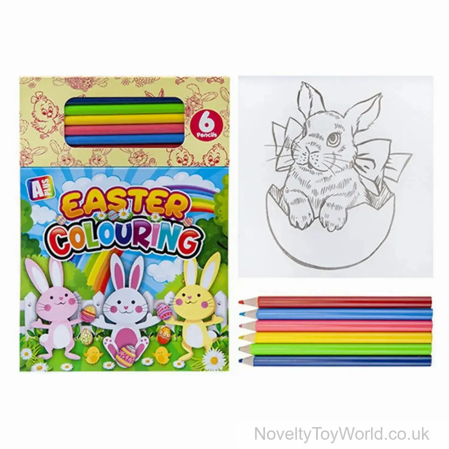 Easter Colouring Set - Pencils & Pad