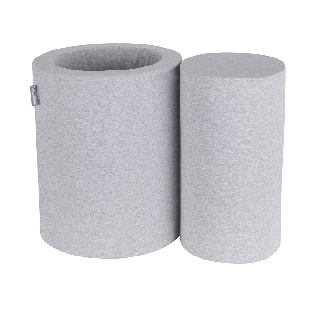 KiddyMoon Foam Playground For Kids Obstacle Course For Children Montessori Toy For Babies Soft Construction Blocks, Certified Made In The EU, , barrel/roller