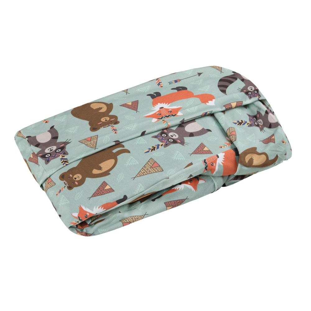 KiddyMoon Zipped Ball Pit Cover, fox-green, 90x30