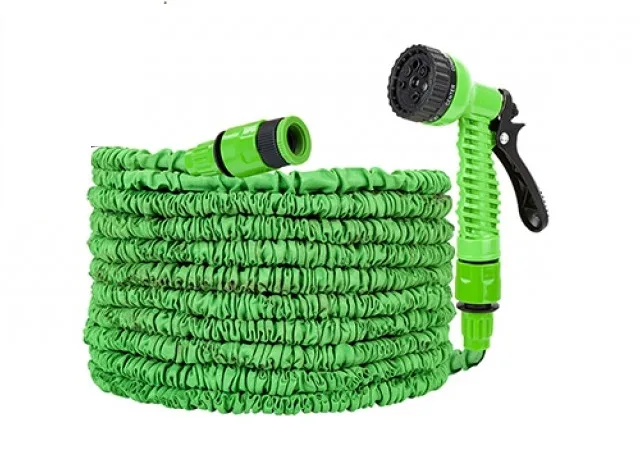 50FT Expanding Hose With 7 Dial Spray Gun 15M Garden Outdoor Hose