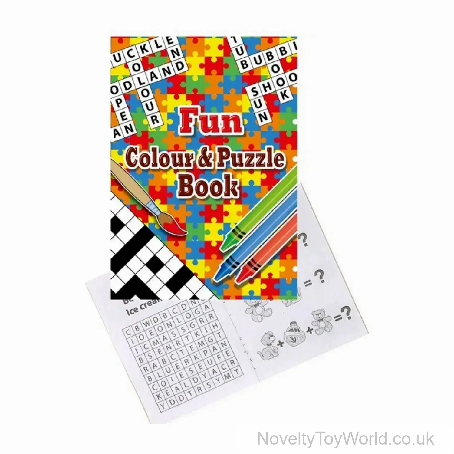 Fun Colouring & Puzzles Book - A6