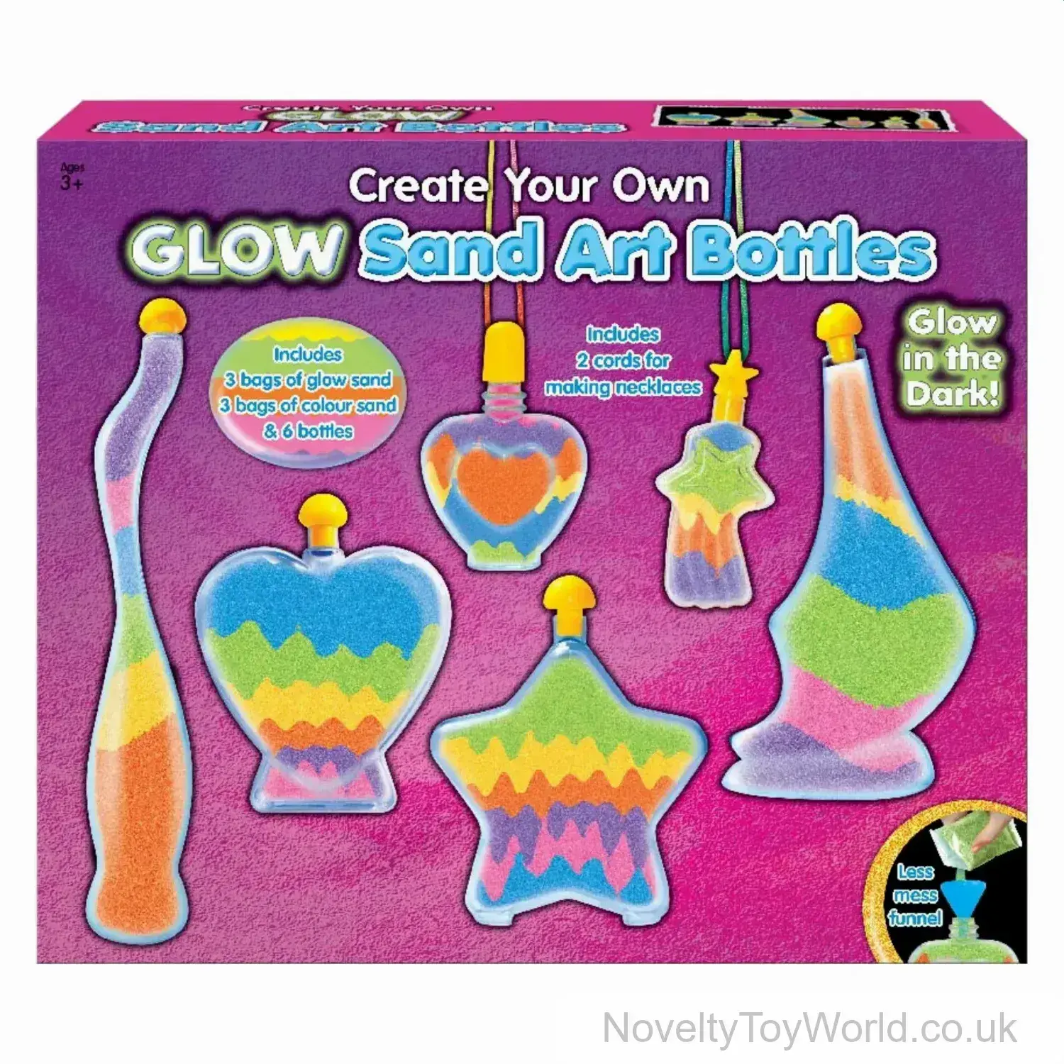 Glow in Dark & Colour Sand Art Sets