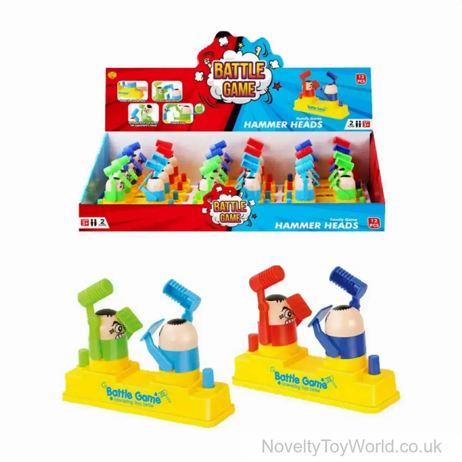 Hammer Heads Tapping Battle Game (13cm)