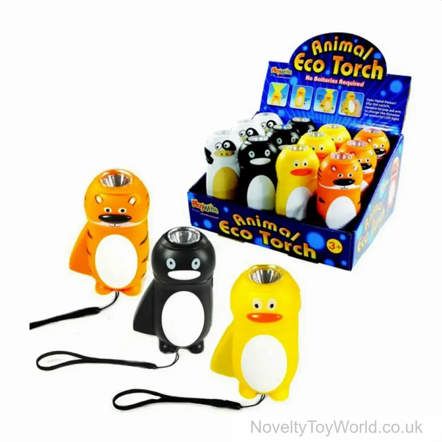 Hand Powered Animal Torch - No Batteries Required