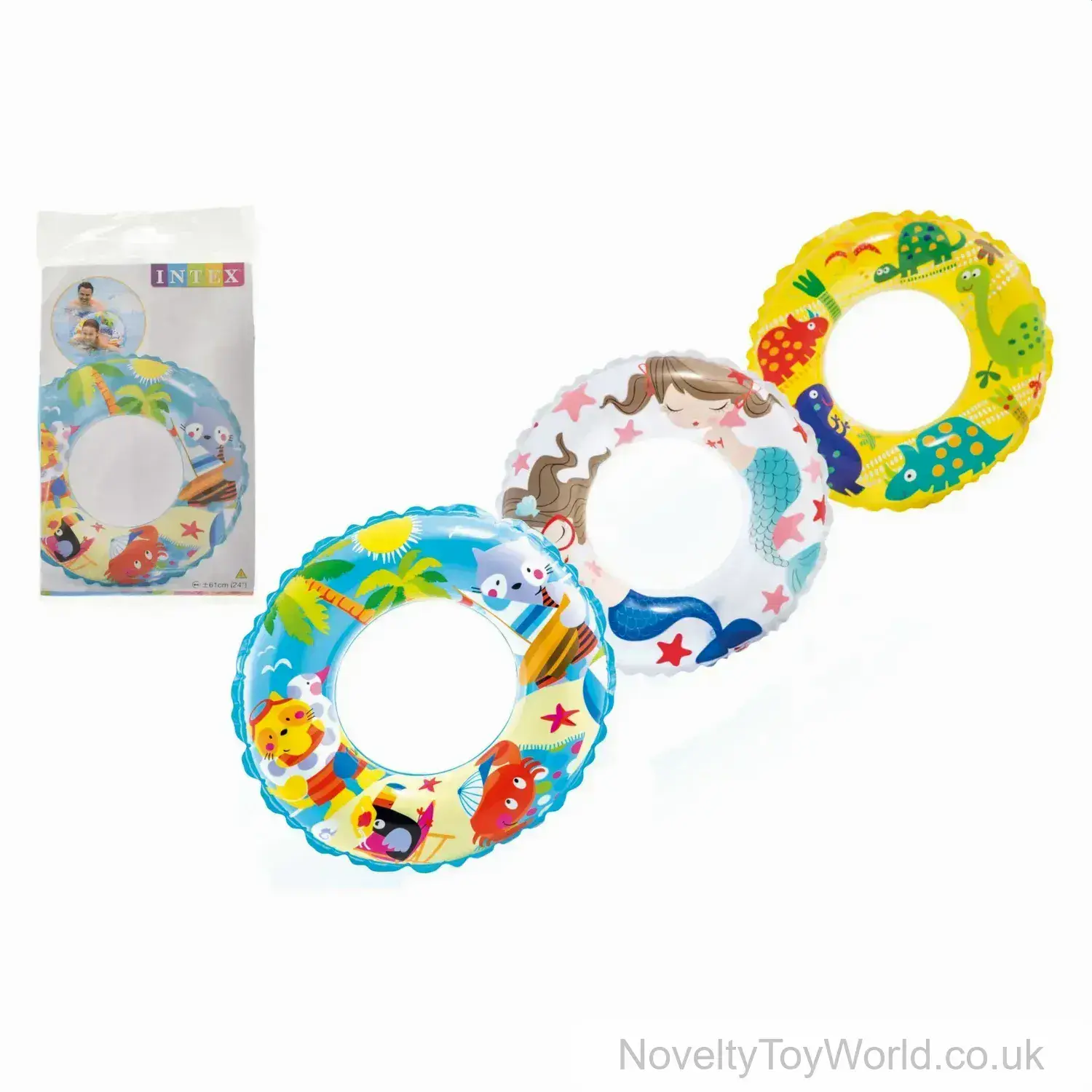 Intex Inflatable Children's Swim Rings (60cm)