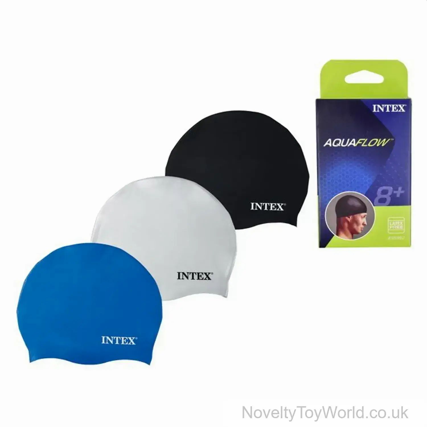 Intex Silicone Swim Cap For Kids (Age 8+)