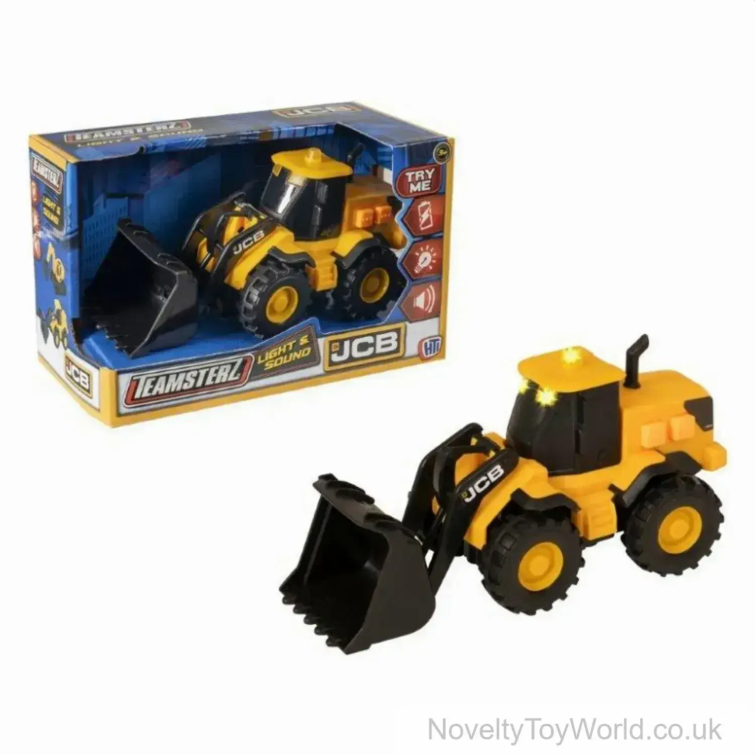 JCB Teamsterz Wheel Loader Digger with Lights & Sound