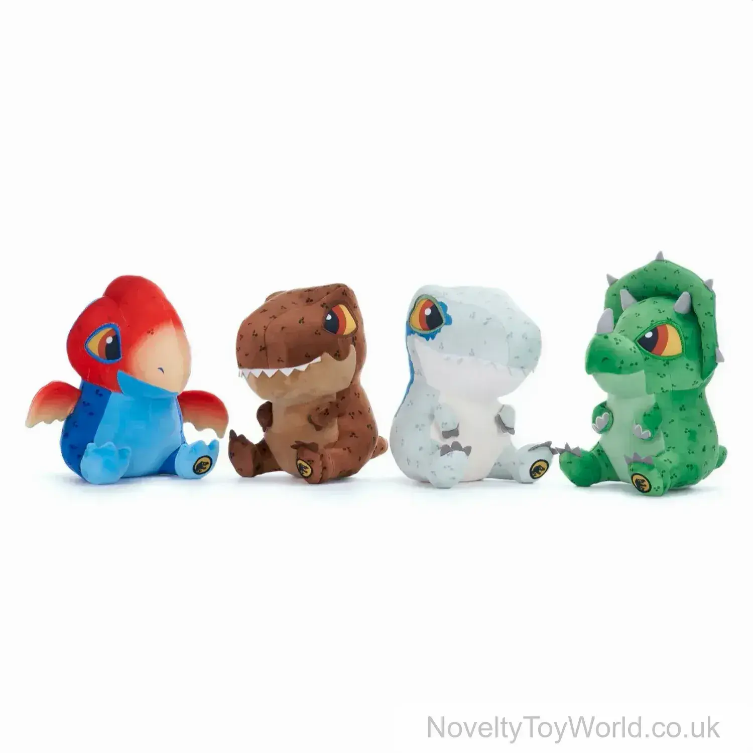 Jurassic World Soft Plush Squashy Podgies - 4 Assorted (24cm)
