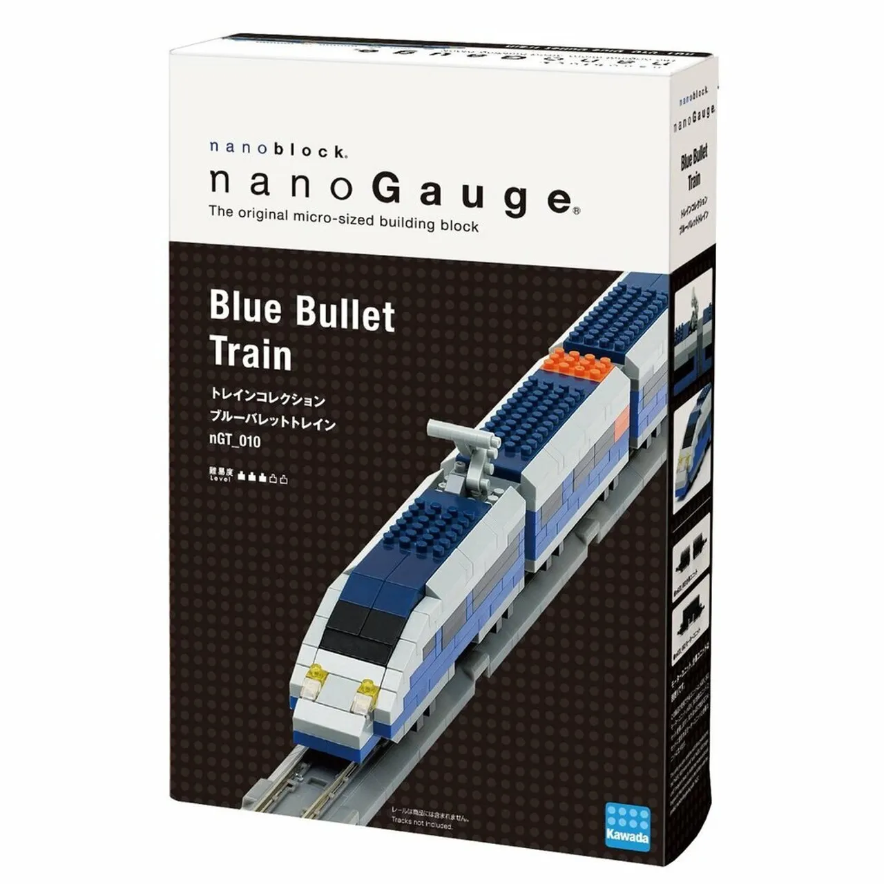Kawada nGT-010 nanoblock nanoGauge Blue Bullet Train