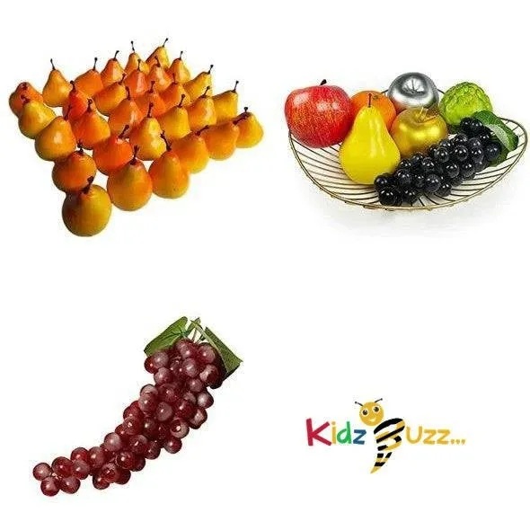 Artificial Fruits Pack, Fake Fruits for Home Decor