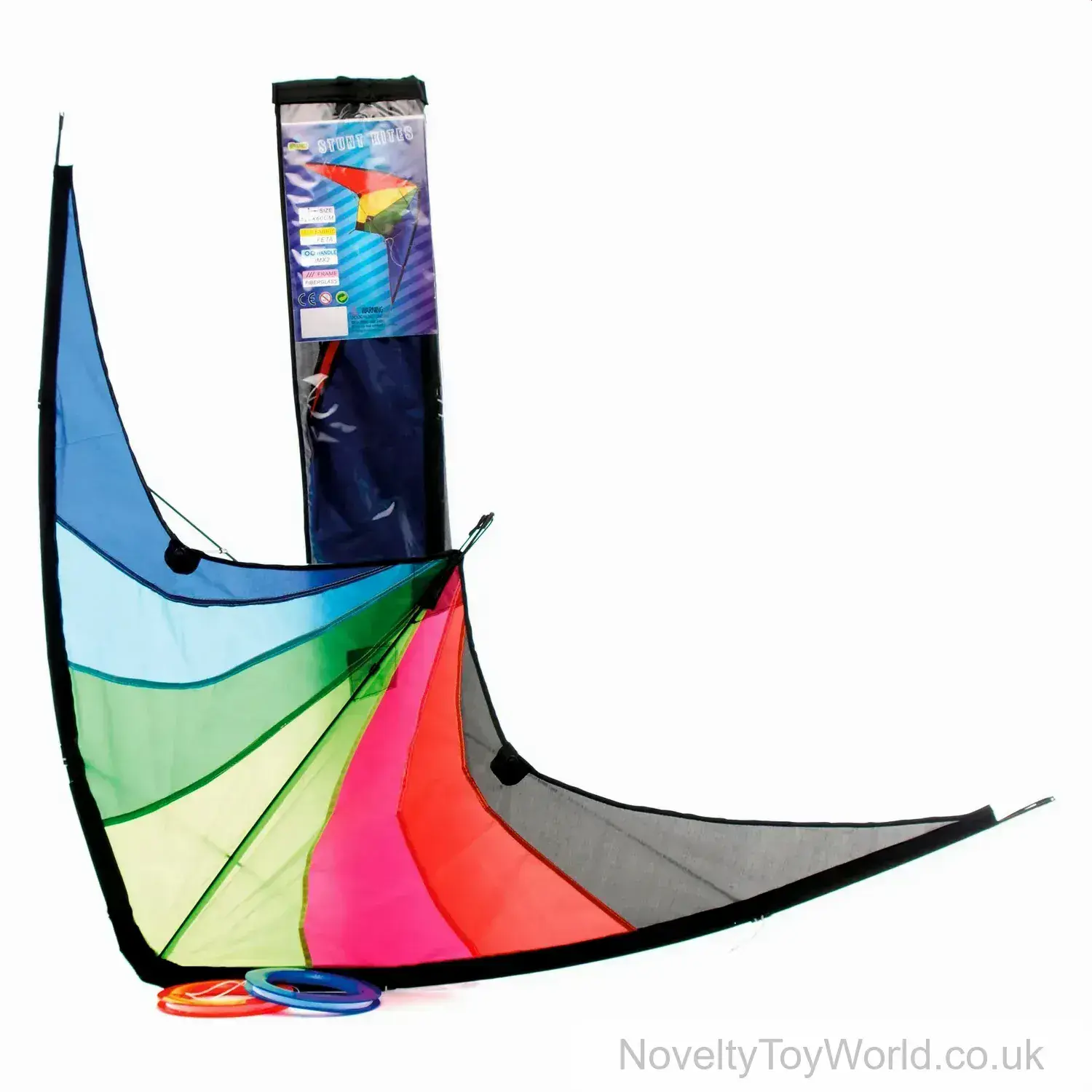 Large High Quality Stunt Kite - 4 Assorted Colours