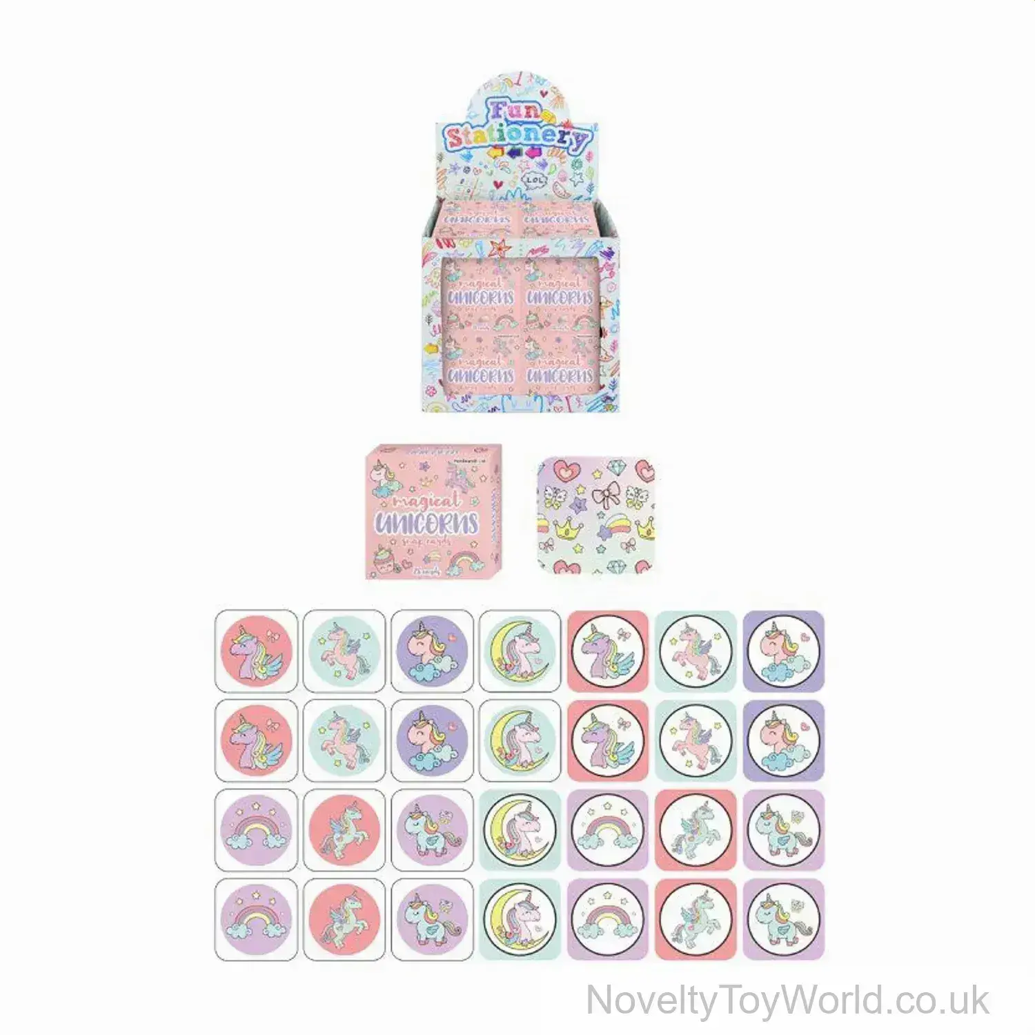 Magic Mini Unicorn Card Snap Game (5cm)