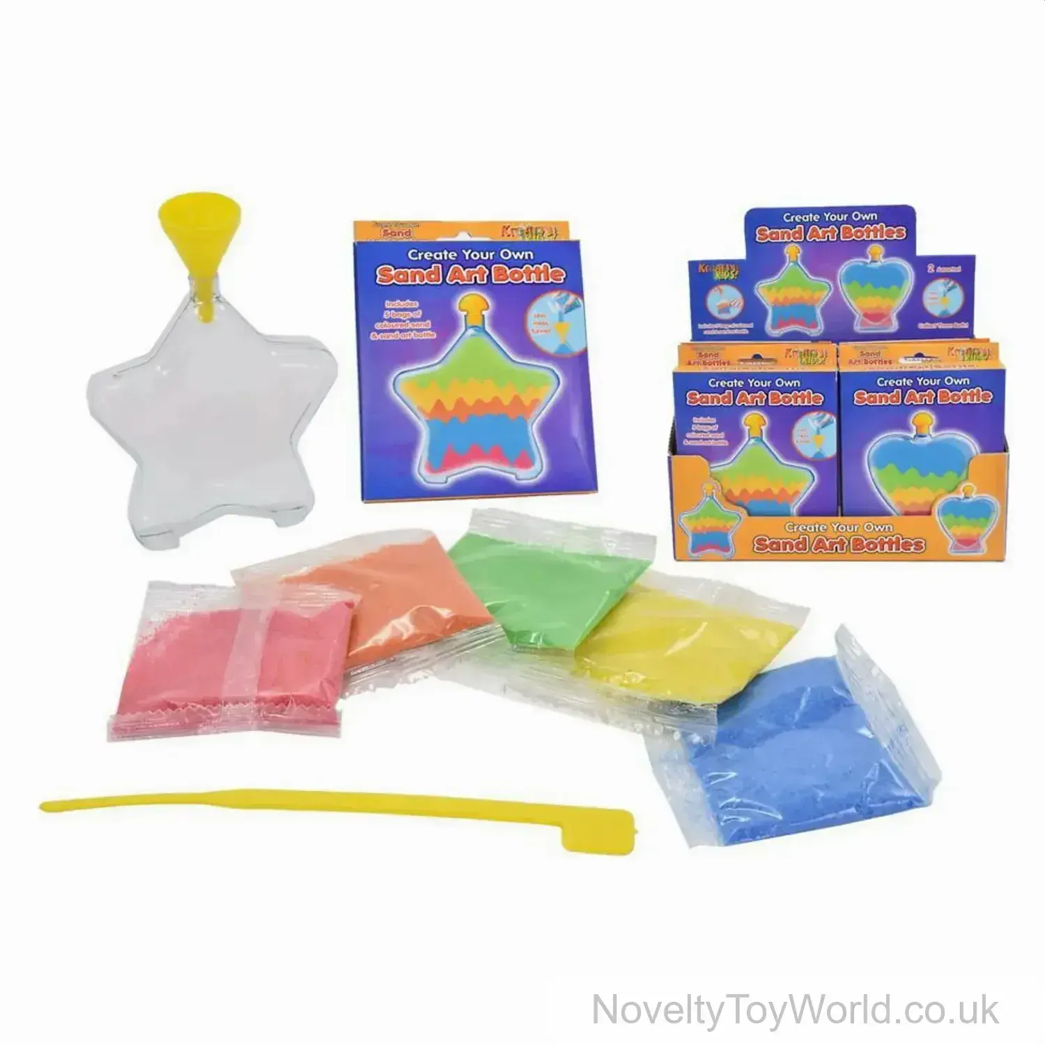 Make Your Own Sand Art Bottle - 2 Assorted