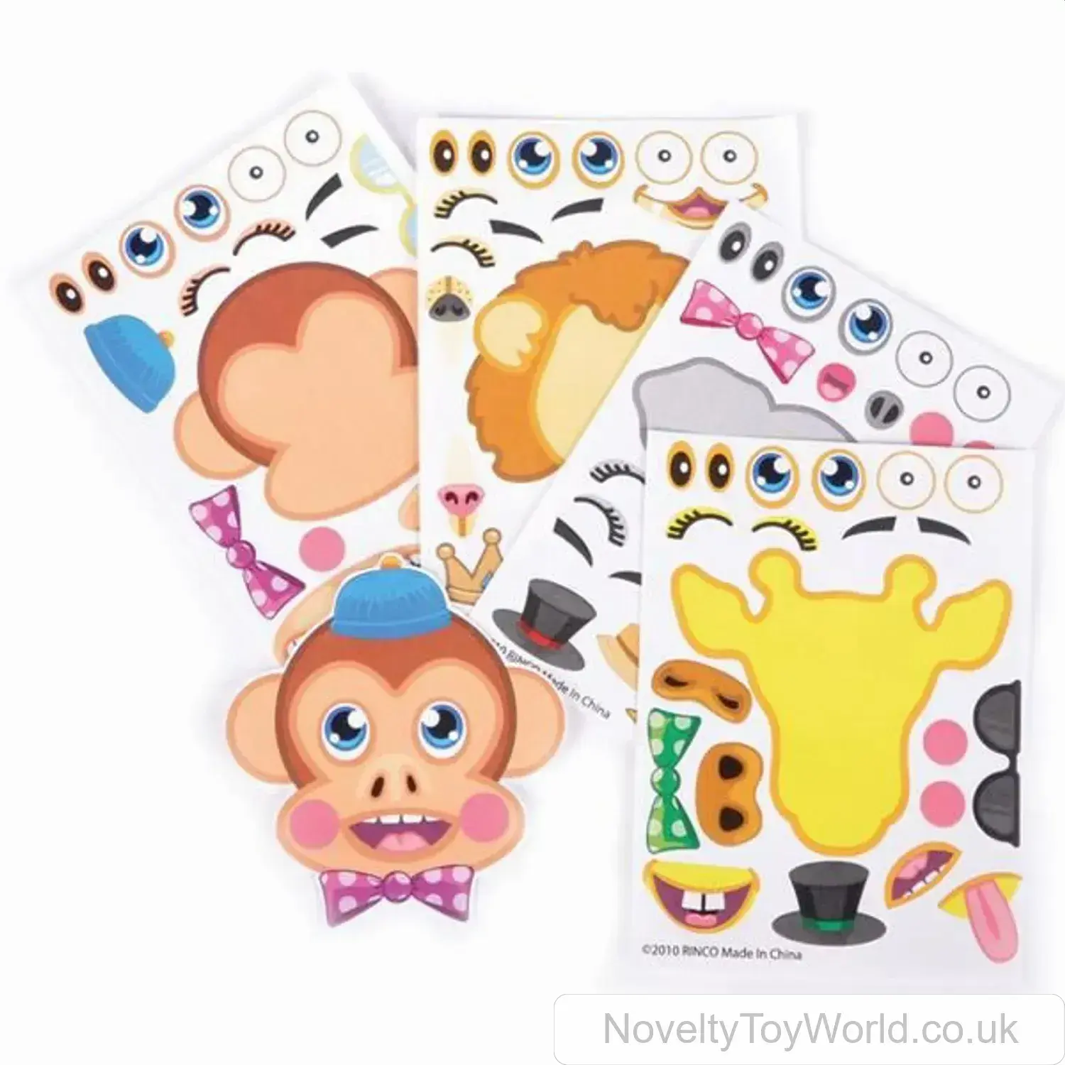 Make Your Own Zoo Animal Stickers (10cm x 15cm)