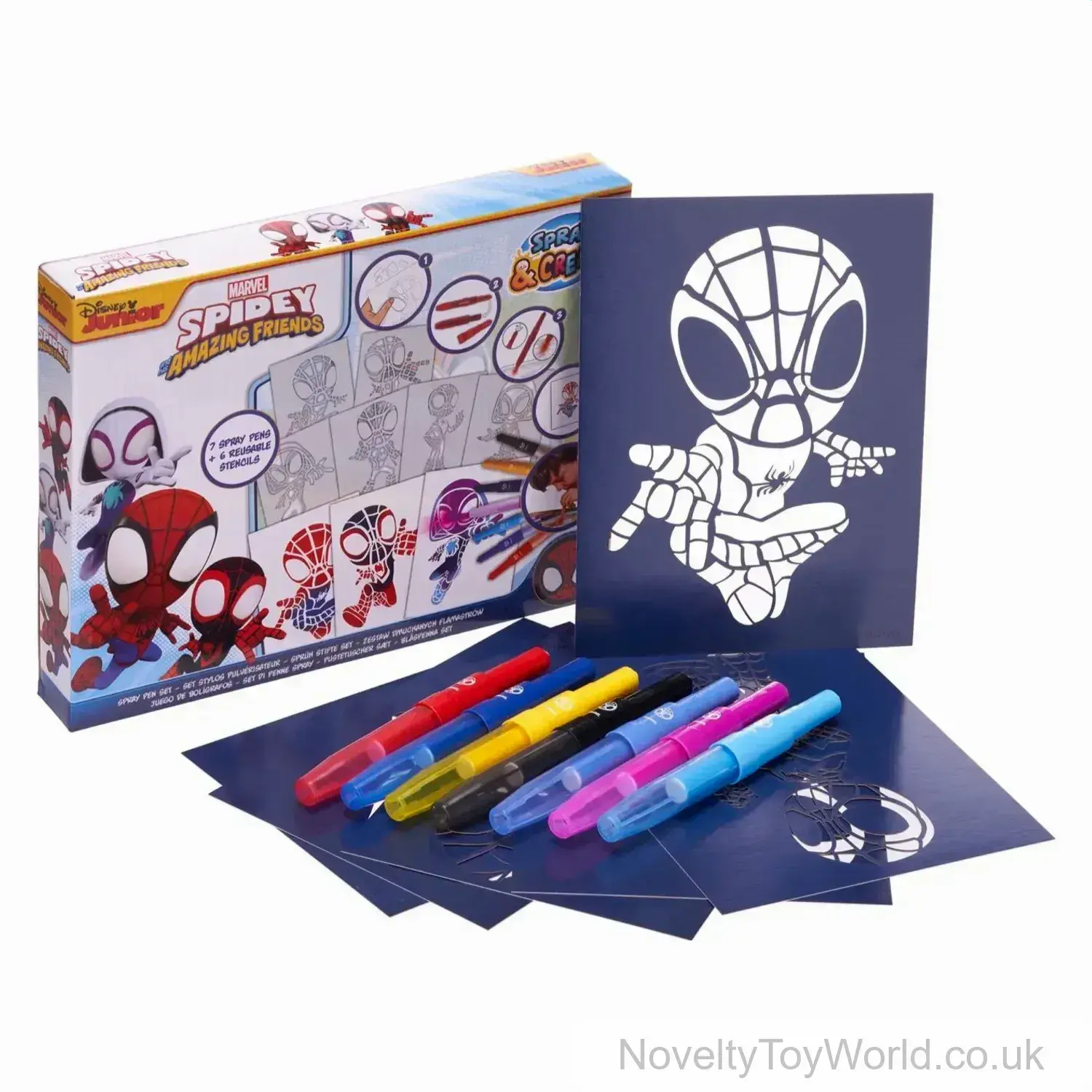 Marvel Spidey & Amazing Friends Spray Pen Art Set