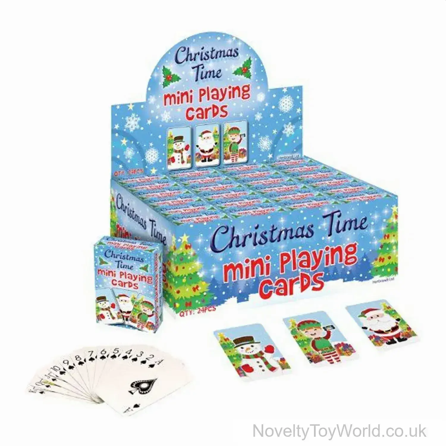 Mini Christmas Playing Cards (6cm x 4cm)