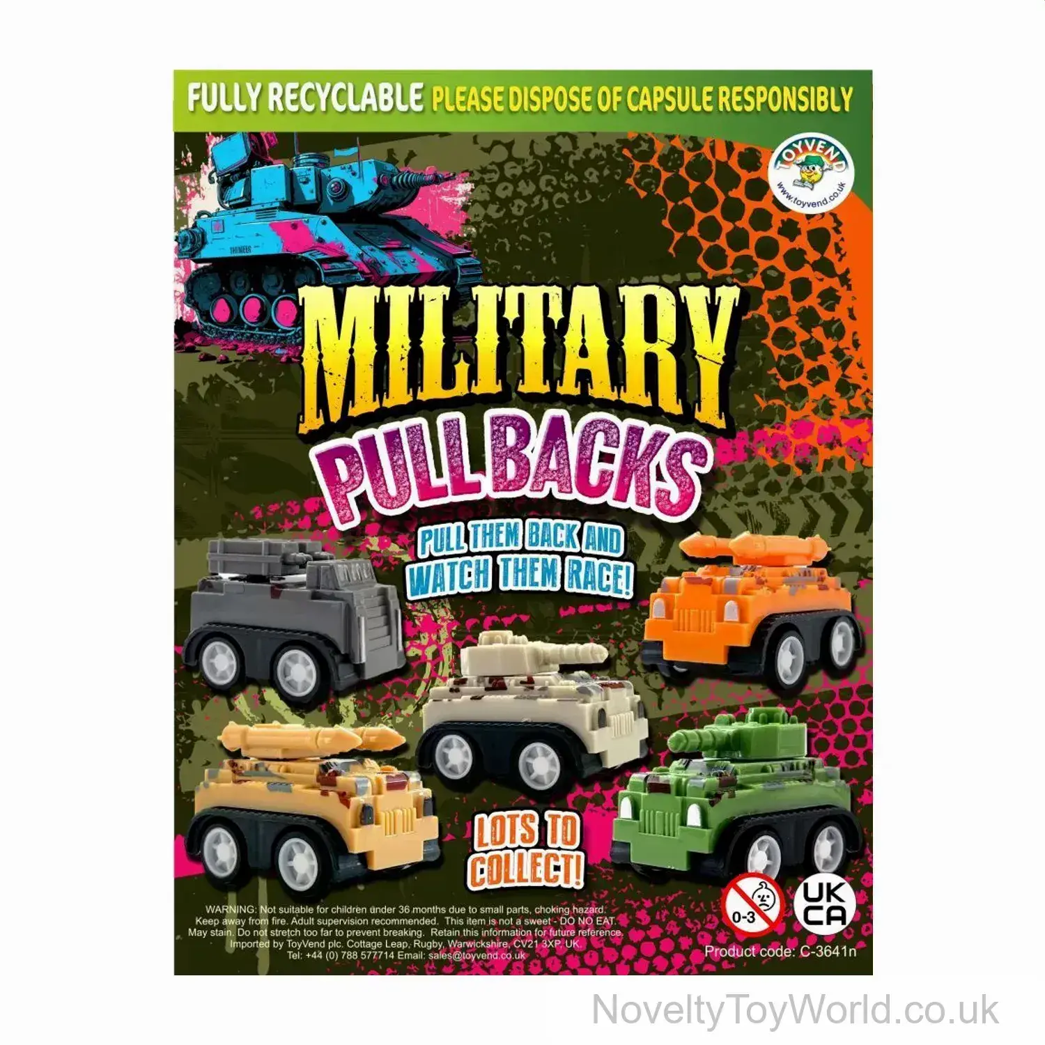 Mini Military Vehicle - 55mm Vending Capsule