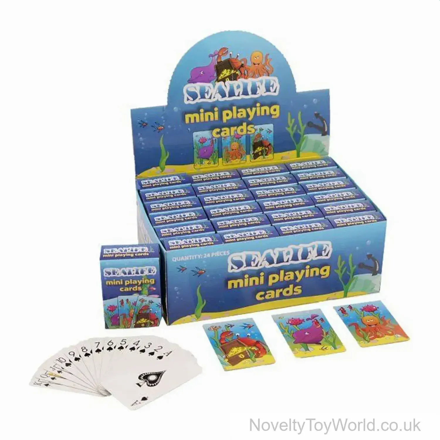 Mini Sea Animal Playing Cards (6cm x 4cm)