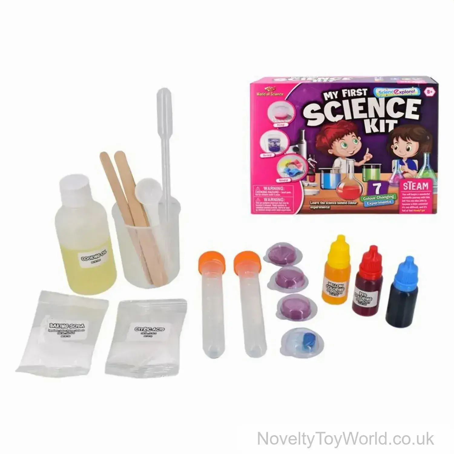My First Science Kit - 7 Experiments (Ages 8+)