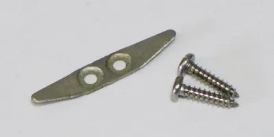 CAP Maquettes Aluminium Deck Cleats with Screws 25mm (2)