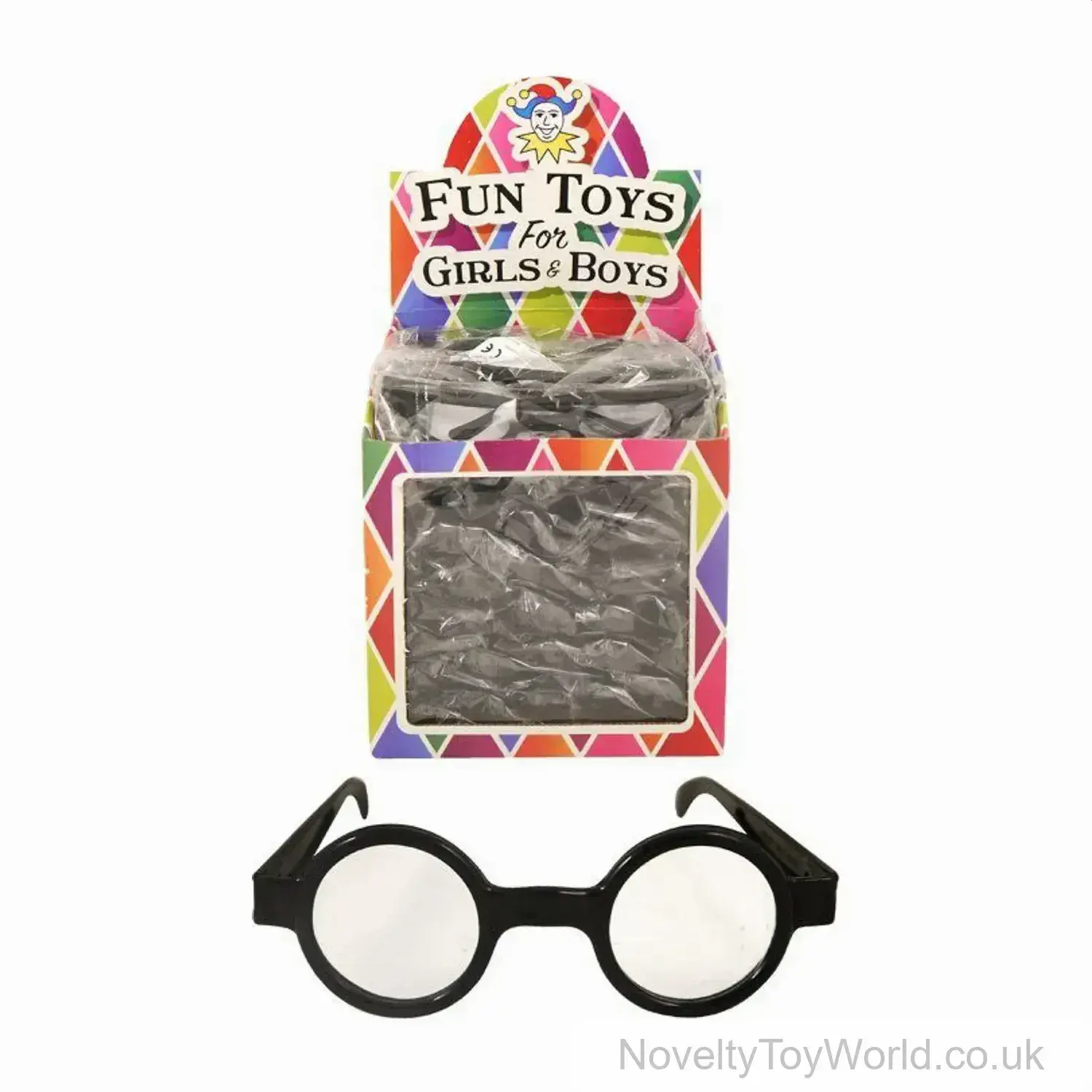 Novelty Geek Clear Lens Glasses - Child Size