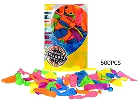 500pc Water Balloons for Outdoor Play : Summer Water Fight Kids Outdoor Water Fun Pool