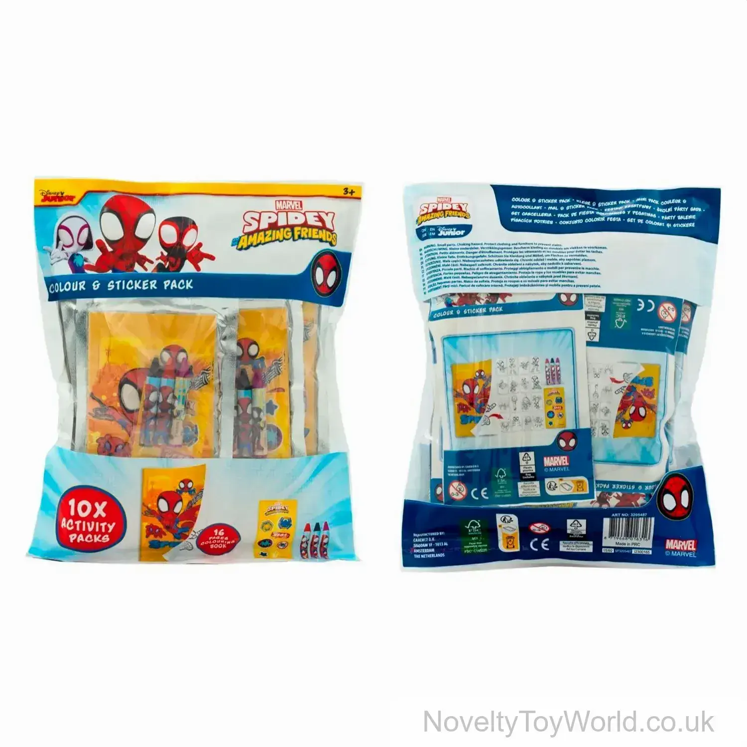 Pack of 10 Marvel Spidey Party Packs