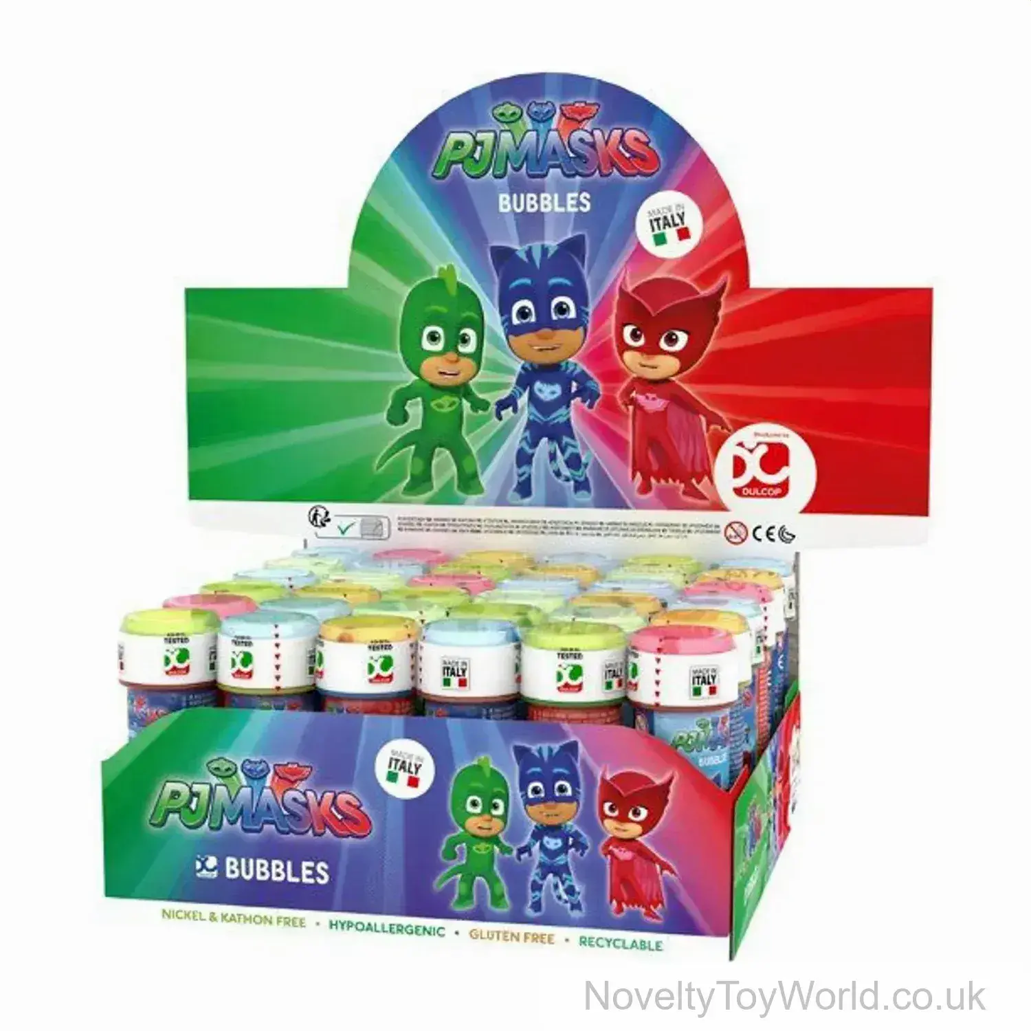 PJ Masks Blowing Bubbles Tubs with Maze (60ml)