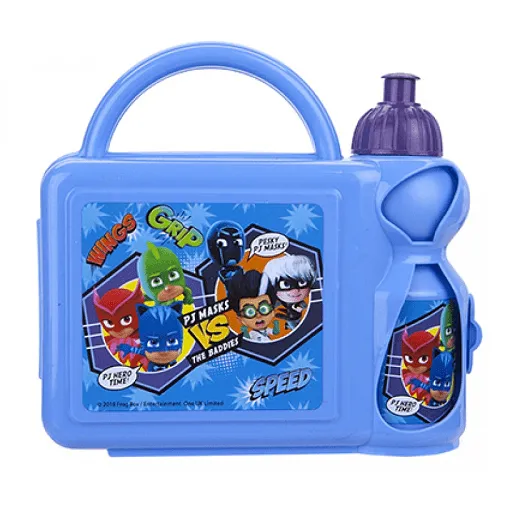 PJ Masks Kid's Lunch Box & Bottle Set