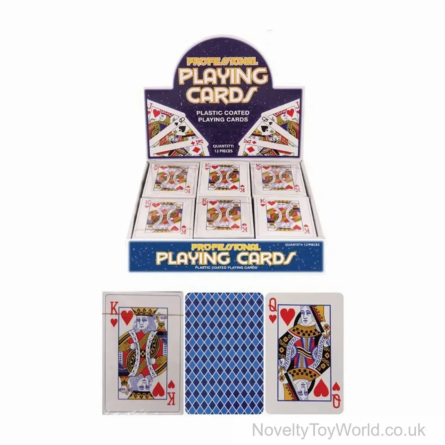 Plastic Coated Durable Playing Cards - Blue Back