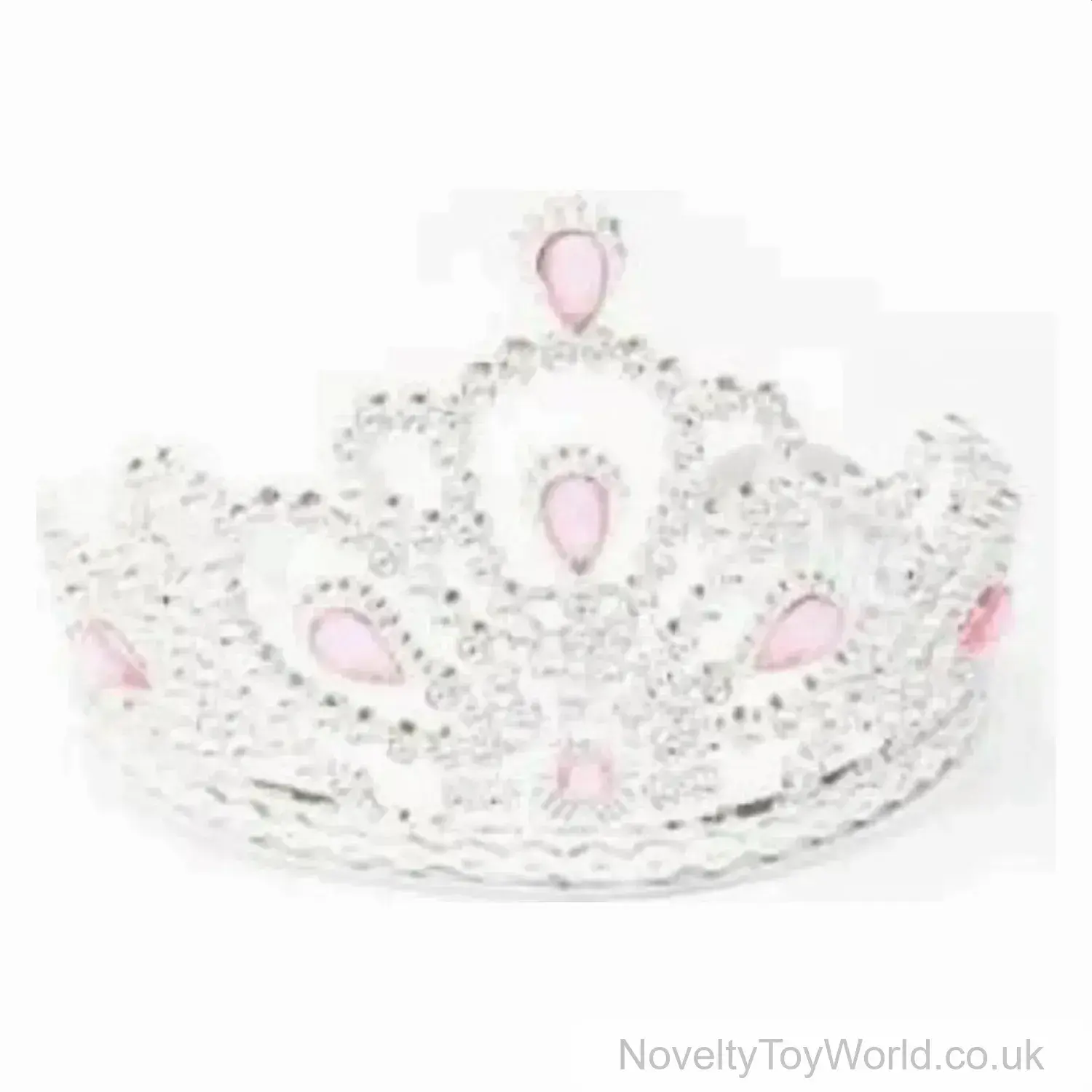 Plastic Princess Tiara - Pink