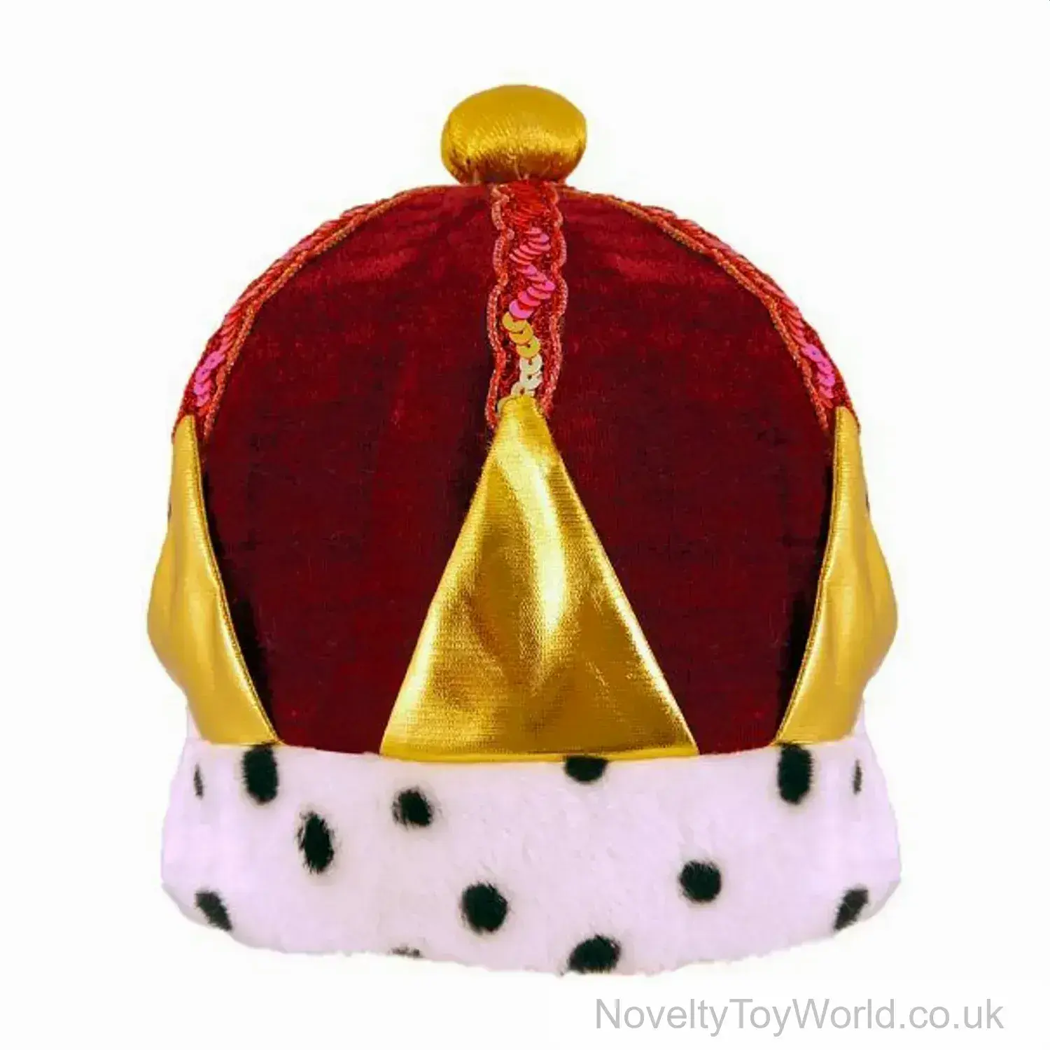Plush King's Crown - Royalty Fancy Dress - Child Size