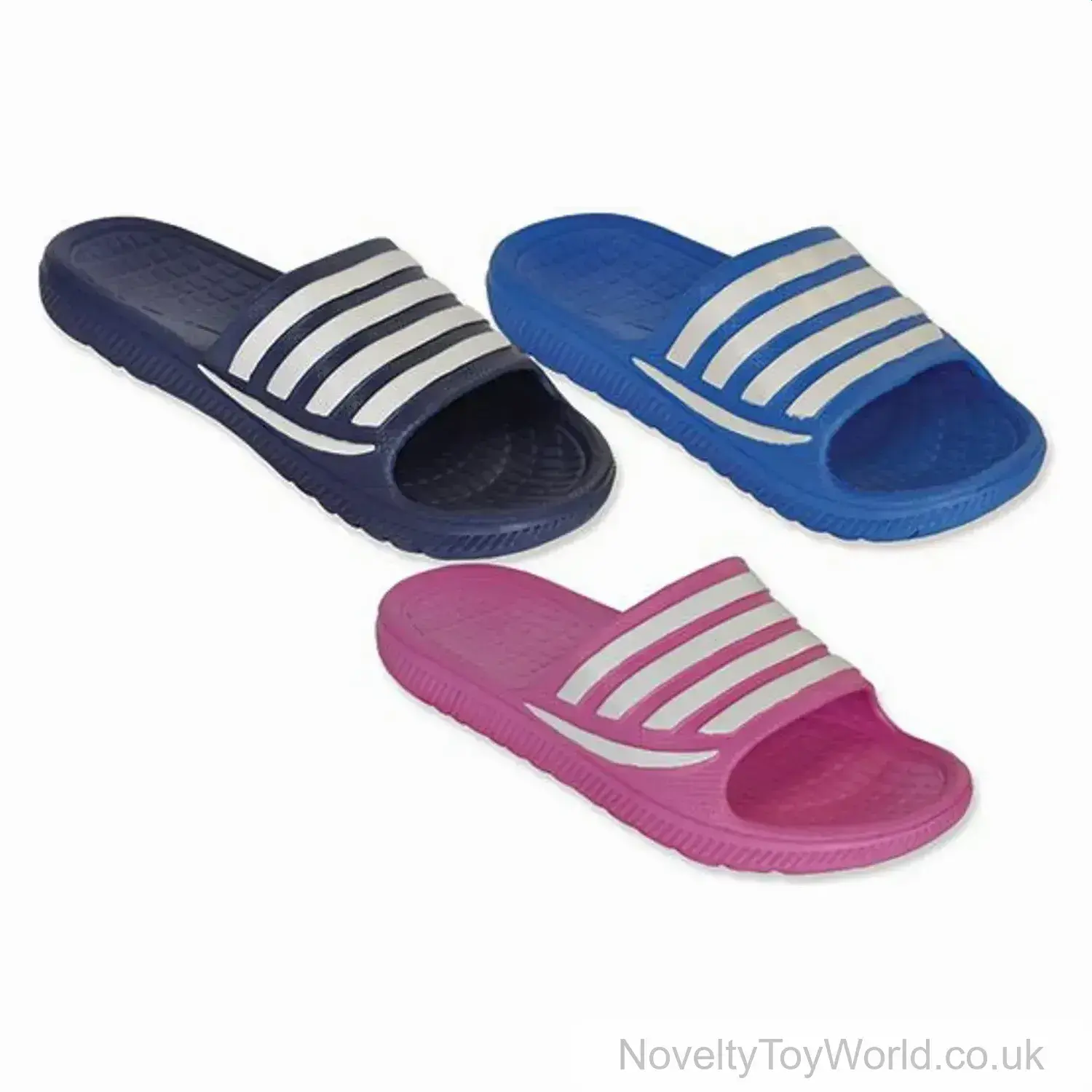 Pool Sliders Slip On Beach Shoes Child Sizes 13-5 UK (32-38EU)
