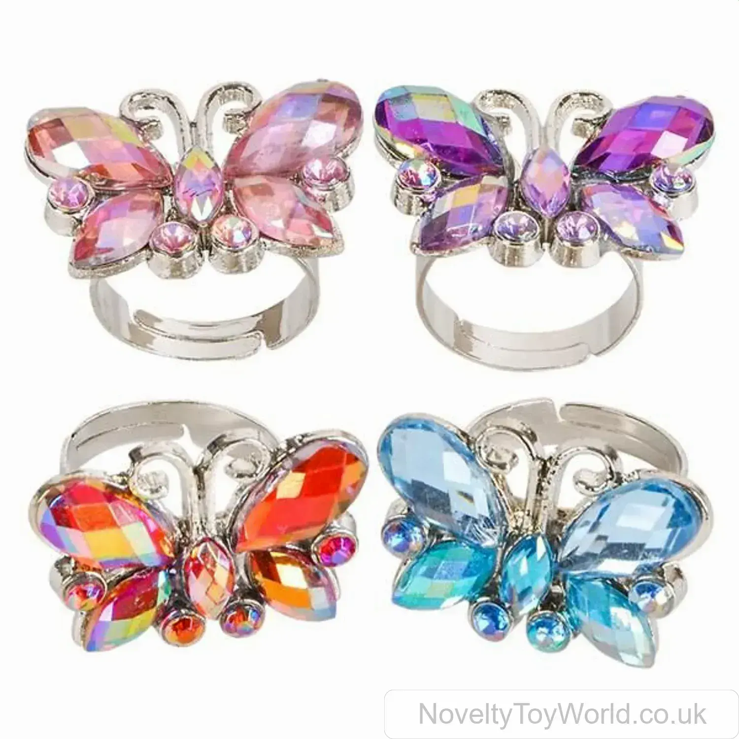 Pretty Butterfly Rings -Wholesale Novelty Fashion