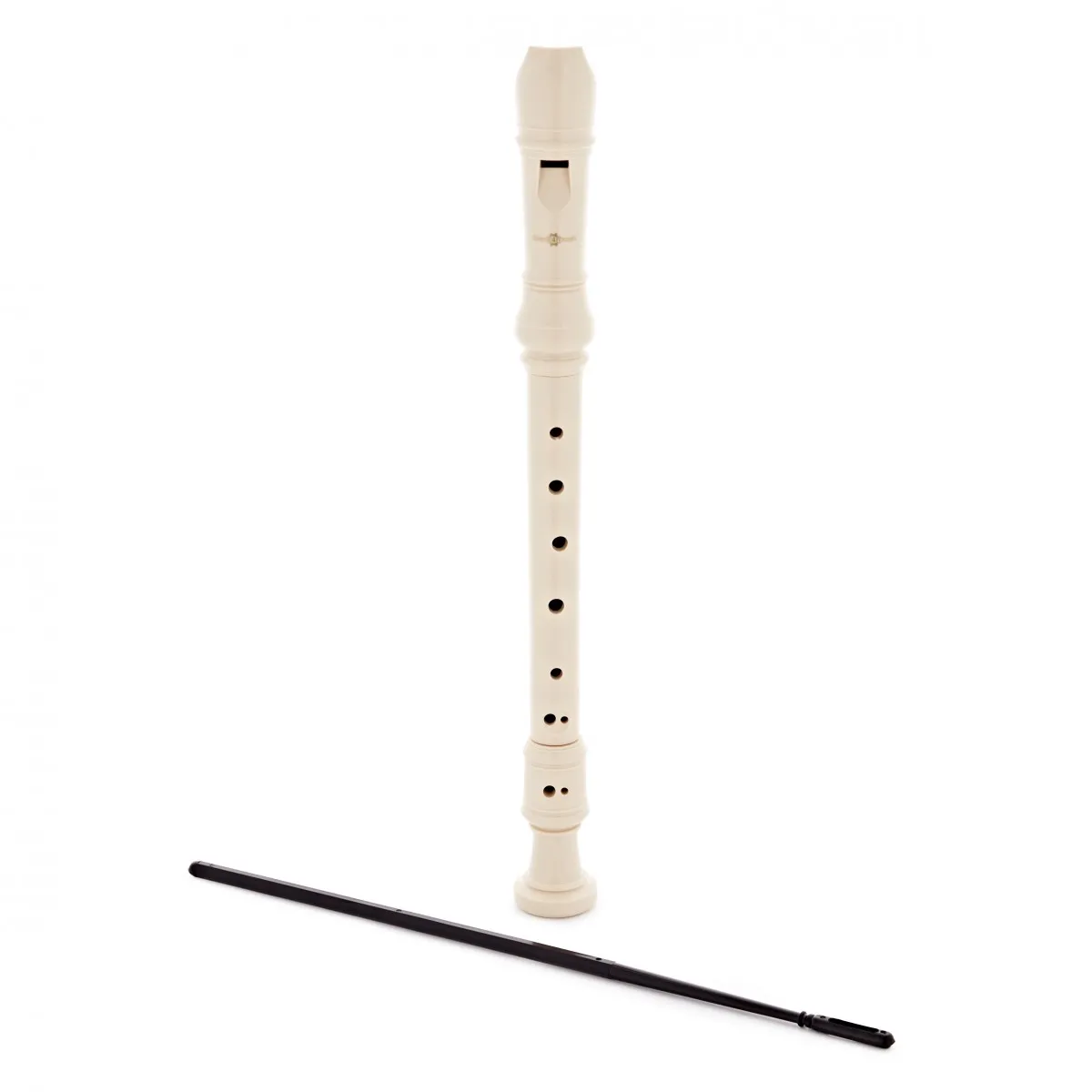 Descant Recorder with Cleaning Rod