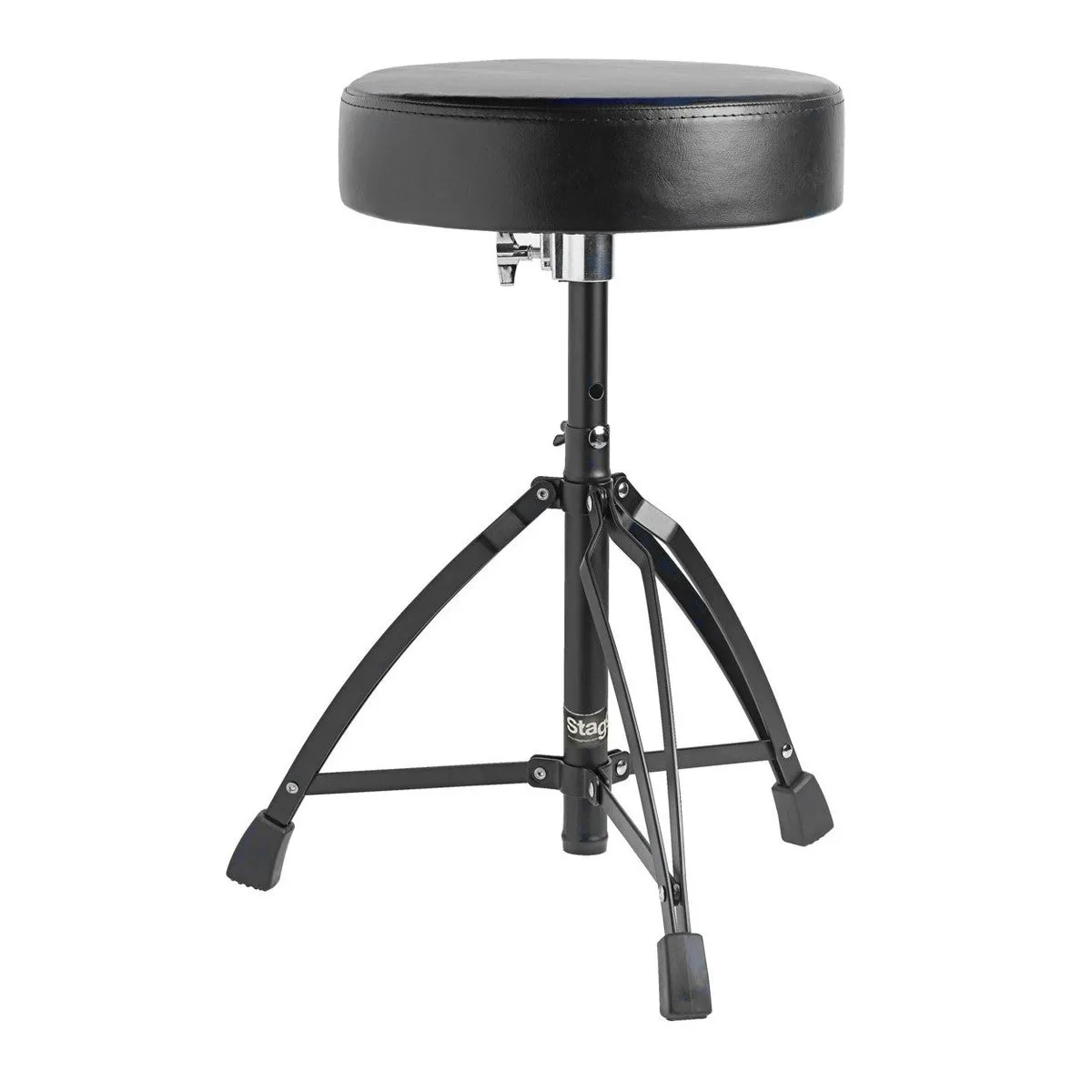 Stagg Double Braced Drum Throne, Black